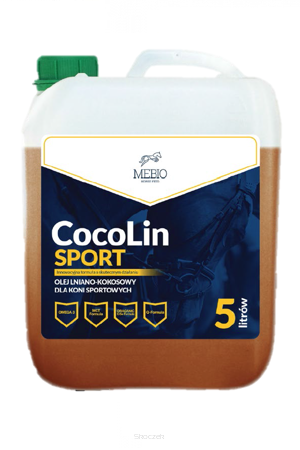 St. Hippolyt Mebio Olej lniano-kokosowy Cocolin Sport 5000 ml