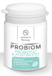 Hippovet Probiom Cat&Dog -probiotyk i postbiotyk dla psów i kotów