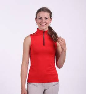 QHP T-shirt sportowy Viviene, kolor czerwony